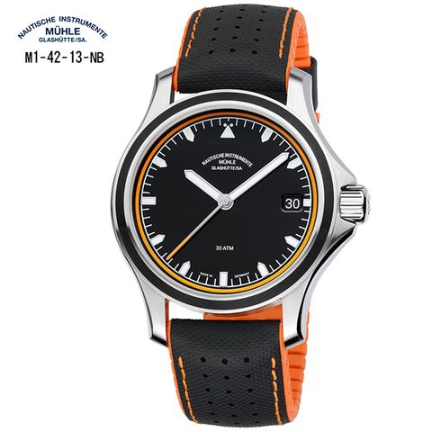 Muehle·Glashuette-Nautical Wristwatches 航海系列 越野設計 機械腕錶 M1-42-13-NB