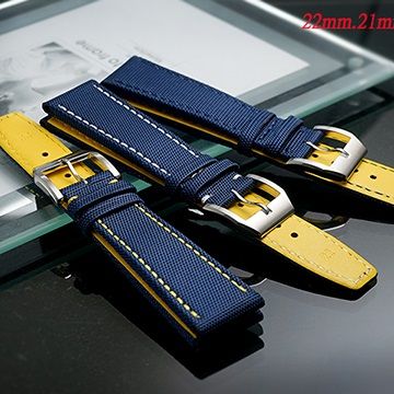 IWC 萬國 全新  錶代用進口高級強化纖維錶帶 (22mm.21mm.20mm)