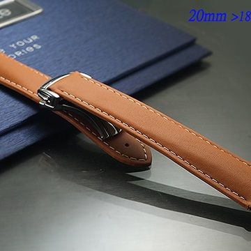 全新Omega 代用進口高級摺疊扣錶帶 卡基色 ( 20mm)