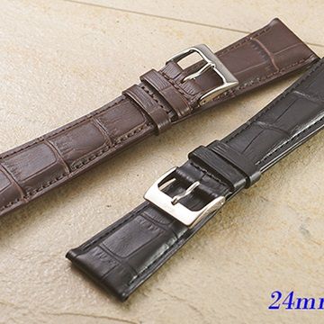 加厚型5mm 壓紋牛皮錶帶- MONTBLANC 萬寶龍及各式錶款( 24mm收18mm)