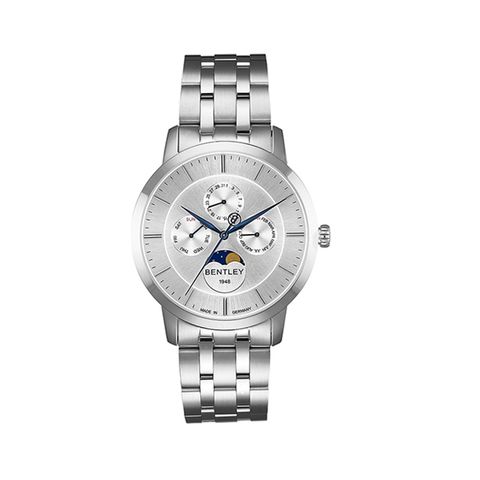 【BENTLEY賓利】卓越系列 超越極限月相手錶 (銀 BL1806-20MWWI)