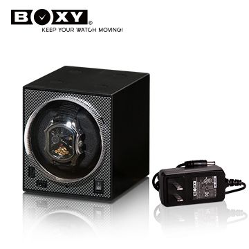 BOXY 【自動錶上鍊盒】BRICK系列-含變壓器 自由堆疊專利 動力儲存盒 機械錶專用 WATCH WINDER 搖錶器