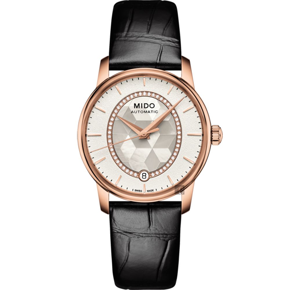 MIDO 美度 Baroncelli 永恆系列晶燦鑲鑽女仕手錶 M0072073611600