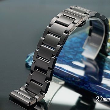 全新 不鏽鋼實心摺疊扣-快拆式金屬錶帶 ( 24mm.22mm.20mm.18mm )