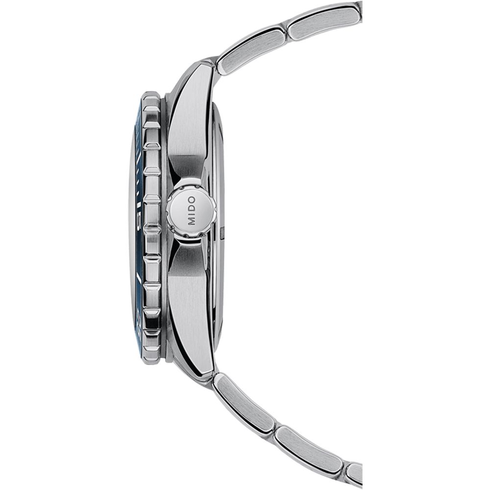 MIDO 美度 Ocean Star 海洋之星深潛600米陶瓷潛水錶-藍x銀/44mm M0266081104100
