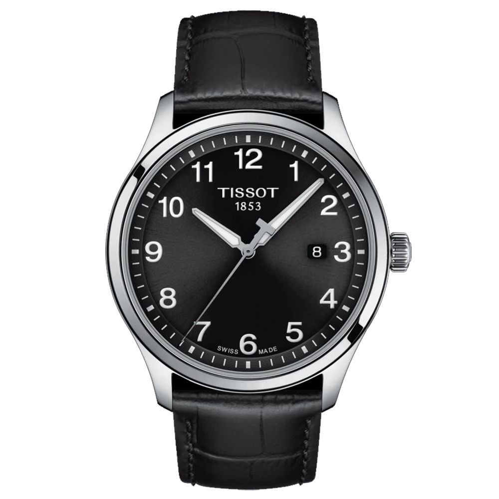 TISSOT 天梭 紳士XL經典石英手錶-黑/41mm T1164101605700