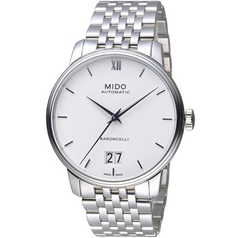 MIDO美度 官方授權經銷商 BARONCELLI永恆系列III經典機械腕錶 M0274261101800