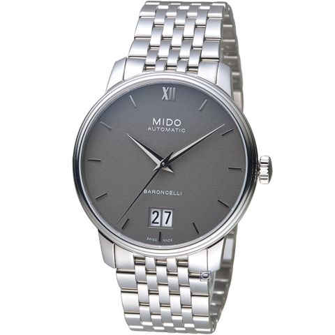 MIDO美度 官方授權經銷商 BARONCELLI 永恆系列 III經典機械腕錶 M0274261108800