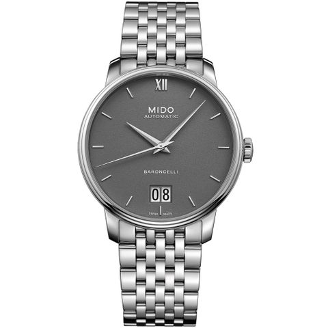 MIDO 美度 BARONCELLI 永恆系列 III經典機械錶 手錶 男錶-M0274261108800