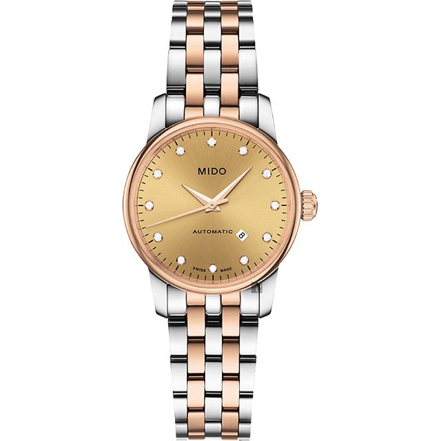 MIDO 美度 Baroncelli 真鑽機械女錶-29mm  M76009671