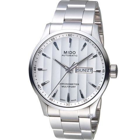 MIDO 官方授權經銷商 MULTIFORT 天文台認證機械錶(M0384311103100)42mm