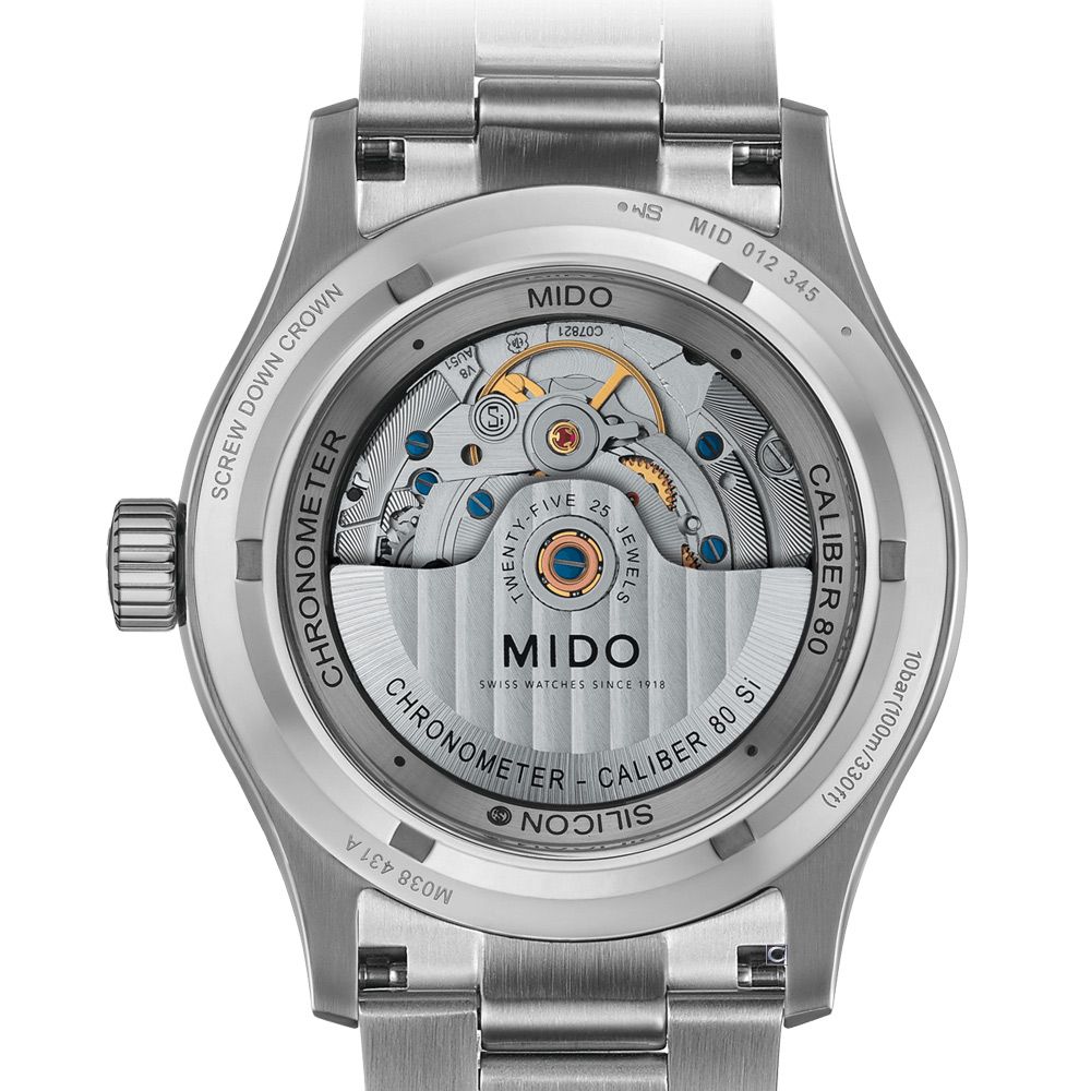 MIDO 美度 MULTIFORT 天文台認證機械錶 男錶 灰色( M0384311106100 )42mm