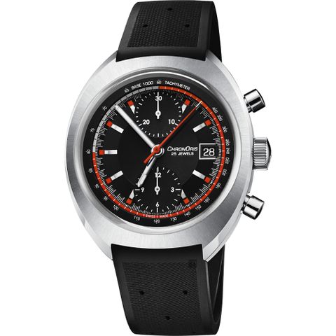 ORIS 豪利時 CHRONORIS 限量賽車計時機械錶-黑/40mm 0167377394034-SetRS