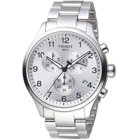 TISSOT 天梭 官方授權 Chrono XL韻馳系列經典計時腕錶 T1166171103700