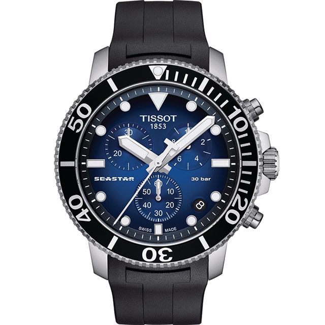 TISSOT 天梭  Seastar 海星300米潛水錶(T1204171704100)