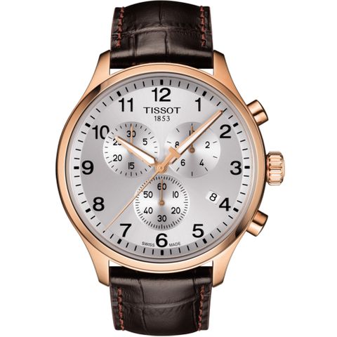 TISSOT 天梭 官方授權 Chrono XL 韻馳系列經典計時腕錶 T1166173603700