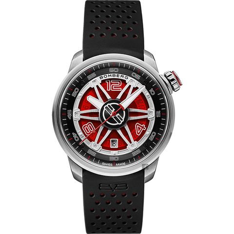 BOMBERG 炸彈錶 BB-01 軍風野戰六角機械錶-紅x43mm CT43ASS.22-1.11