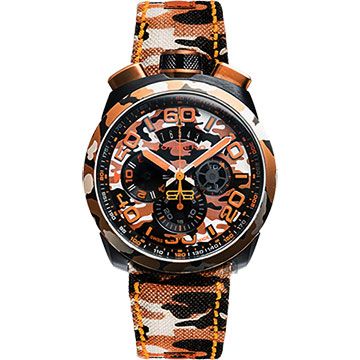 BOMBERG 炸彈錶   BOLT-68 沙哈拉迷彩計時手錶-45mm BS45CHPCA.047.3