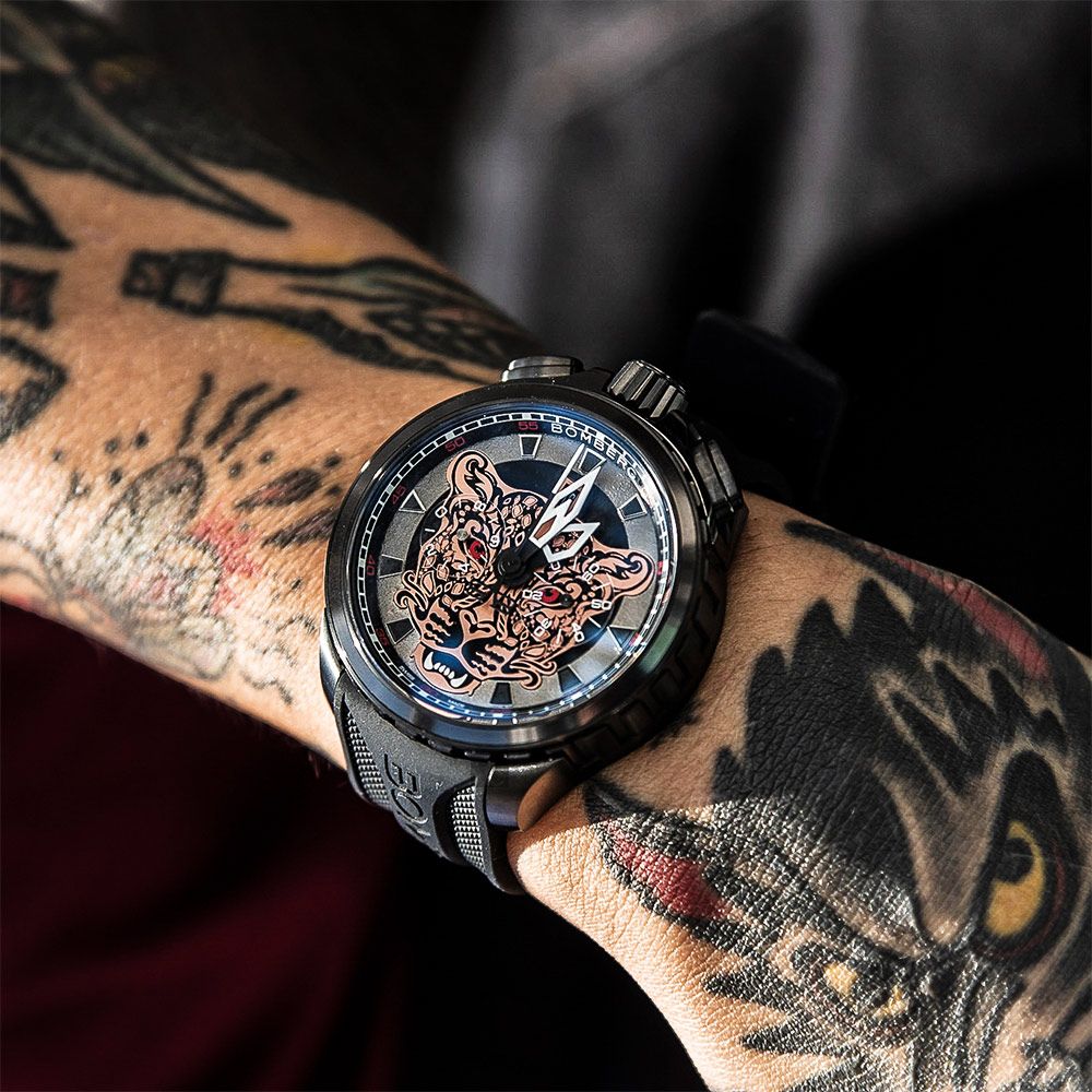 BOMBERG 炸彈錶   BOLT-68 系列山林魅影台灣雲豹限量錶 BS45CHPGM.067-1.11