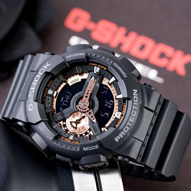 G-SHOCK 重機狂野潮流概念錶-消光黑x金(GA-110RG-1ADR) - PChome