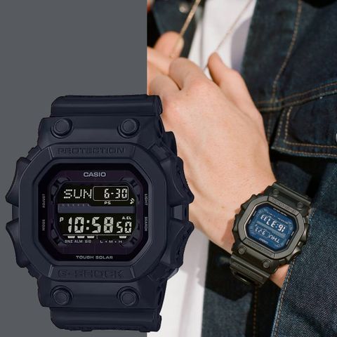 熱銷品牌▼日系手錶CASIO 卡西歐 G-SHOCK 超級耐衝擊電子錶-黑 GX-56BB-1