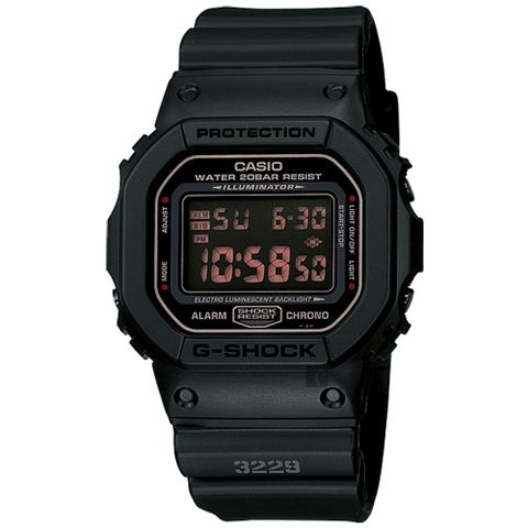 CASIO 卡西歐 G-SHOCK 軍事經典手錶 DW-5600MS-1