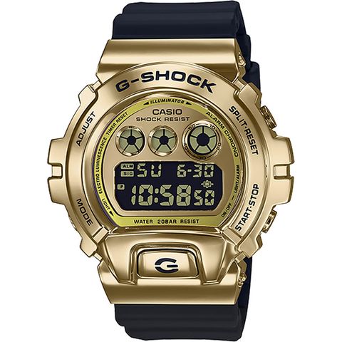 熱銷品牌▼日系手錶CASIO 卡西歐 G-SHOCK DW-6900 25周年金屬手錶 GM-6900G-9
