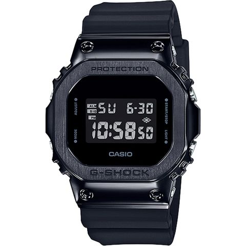熱銷品牌▼日系手錶CASIO 卡西歐 G-SHOCK 超人氣軍事風格手錶-黑 GM-5600B-1