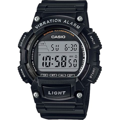 CASIO 卡西歐 多功能電子錶-黑(W-736H-1AVDF)