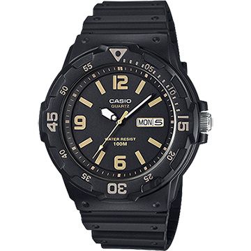 熱銷品牌▼日系手錶CASIO 卡西歐 DIVER LOOK 潛水運動風手錶-黑 MRW-200H-1B3VDF