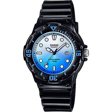 熱銷品牌▼日系手錶CASIO 卡西歐 清涼海洋風女錶-漸層藍x黑 LRW-200H-2EVDR