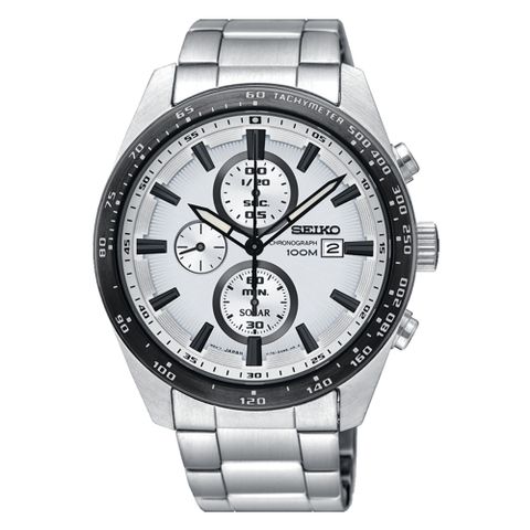 SEIKO 精工 CRITERIA登躍極致太陽能運動腕錶/SSC653P1/V176-0AV0W