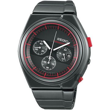 SEIKO精工 GIUGIARO DESIGN 聯名設計限量計時手錶 7T12-0CD0R(SCED055J)