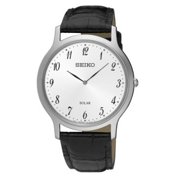 SEIKO 精工 極簡風格太陽能時尚腕錶/38mm/V115-0BE0W/SUP863P1