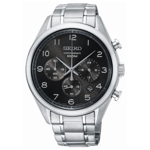 SEIKO 精工 享指定專櫃售後服務 CS沉穩優雅三眼計時腕錶/8T63-00C0X