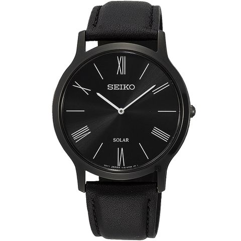 SEIKO 太陽能極簡風格時尚腕錶/SUP855P1/V115-0BE0SD