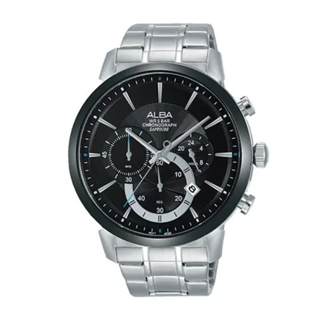 ALBA 雅柏  潮流任我行經典腕錶/藍寶石水晶鏡面/VD53-X295D