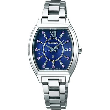 SEIKO 精工 LUKIA 聖誕限定太陽能電波女錶-27mm 1B22-0BC0B(SSVW111J)