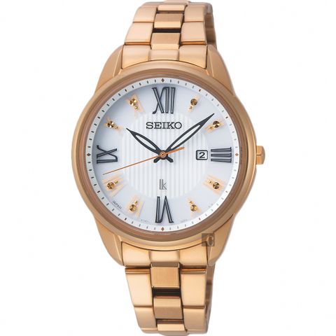 SEIKO 精工 LUKIA 動人時光太陽能女錶-32.9mm V137-0DC0K(SUT364J1)