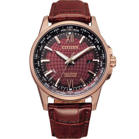 CITIZEN 星辰 Eco-Drive 環遊世界萬年曆錶(BX1009-10X)41mm