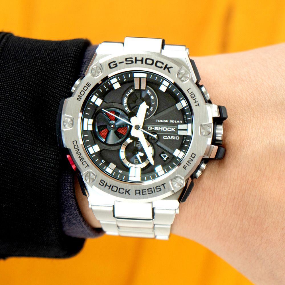 G-SHOCK 智慧藍牙連線太陽能錶(GST-B100D-1ADR) - PChome 24h購物