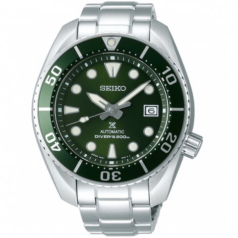 SEIKO 精工 PROSPEX系列相撲廣告款潛水機械錶 綠 6R35-00A0G/SPB103J1