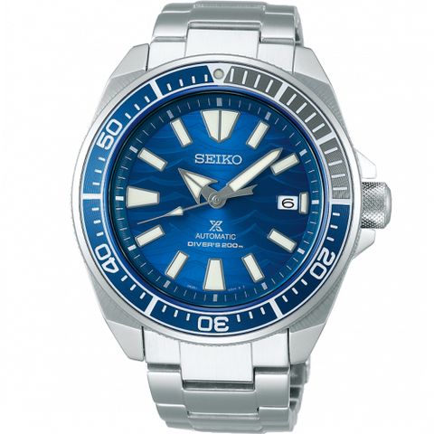 SEIKO 精工 PROSPEX 藍鯊潛水機械錶 4R35-03G0B (SRPD23J1)