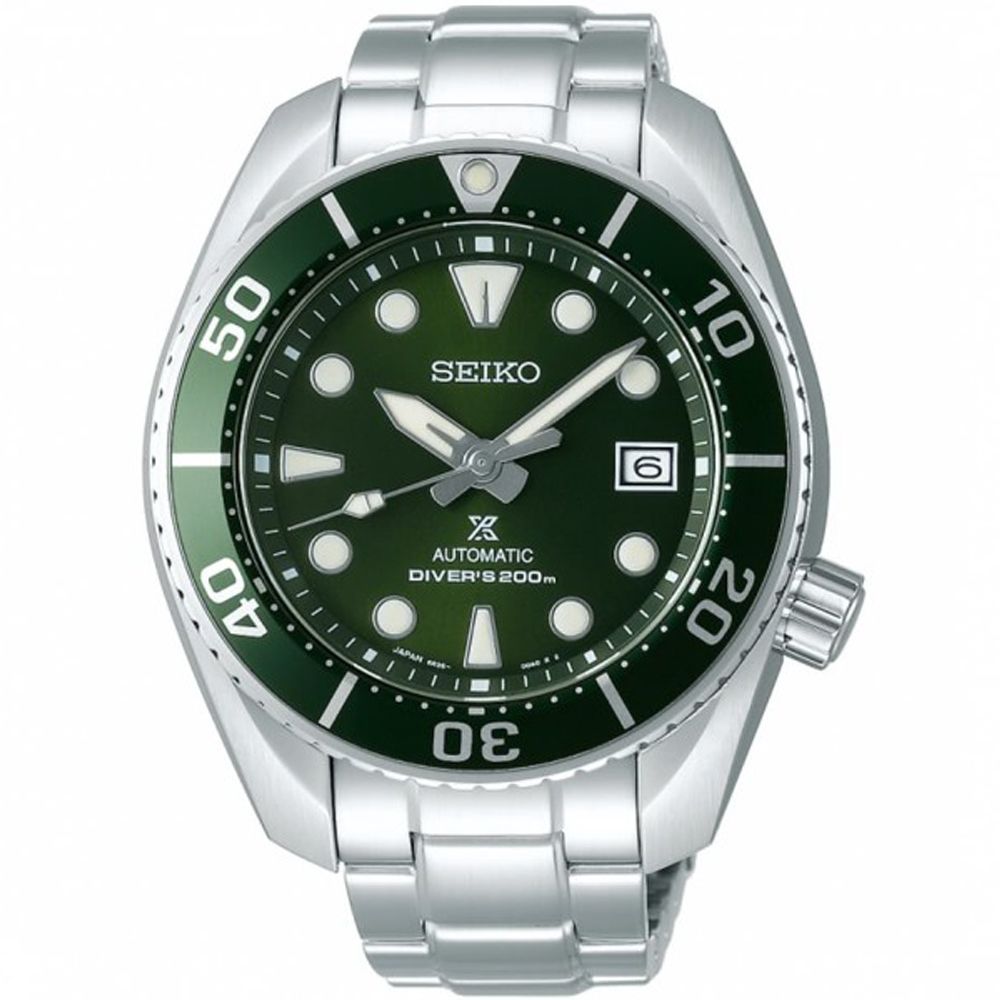 SEIKO 精工 PROSPEX防水200米潛水錶/綠水鬼 (6R35-00A0G/SPB103J1)SK003