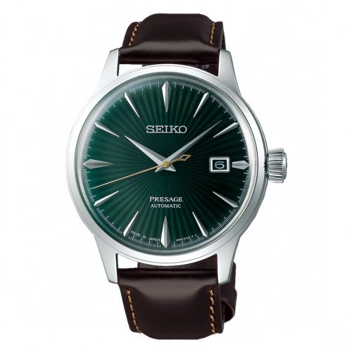 SEIKO 精工 享指定專櫃售後服務 PRESAGE 紳士品味機械腕錶4R35-01T0M/SRPD37J1