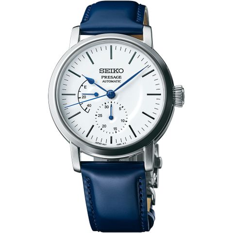 SEIKO 精工 Presage 動力儲存琺瑯機械錶-40mm 6R27-00R0Z(SPB161J1)