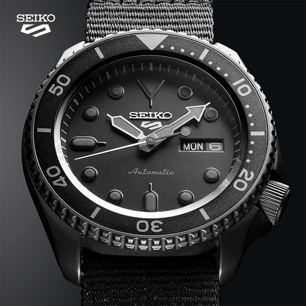 SEIKO 精工   5 Sports 綻放自我機械錶/黑/42.5mm (4R36-07G0F/SRPD79K1)SK003