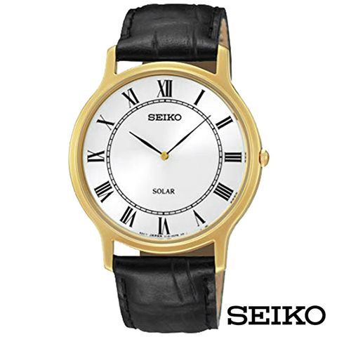 SEIKO精工 築造偉業太陽能石英腕錶 SUP878P1