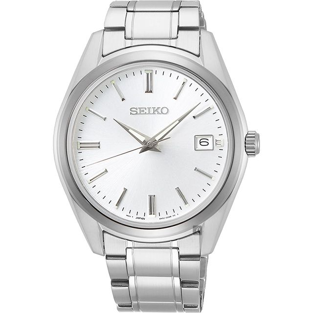 SEIKO 精工 CS 時尚石英手錶-銀/39mm 6N52-00A0S(SUR307P1)