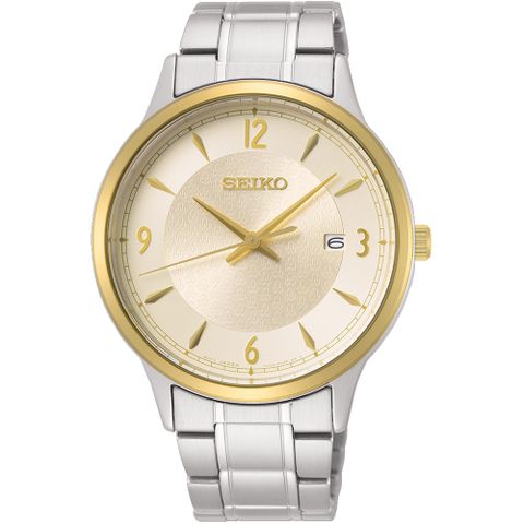 SEIKO 精工 CS系列50周年紀念腕錶/金X銀/40mm (7N42-0GJ0Y/SGEH92P1)SK003